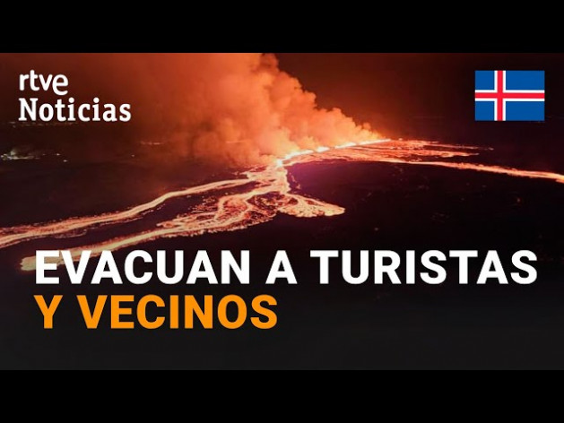 ISLANDIA: NUEVA ERUPCIÓN VOLCÁNICA, la CUARTA en CUATRO MESES y la MÁS FUERTE hasta AHORA | RTVE